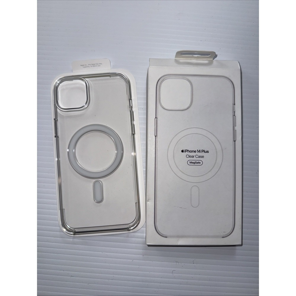 Unused Original Apple iPhone 14 PLUS MAGSAFE‎ Clear Case MPU43ZM/A in Retail Pkg